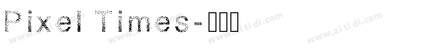 Pixel Times字体转换